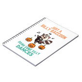 ラクーン踊りハロウィーンカボチャパーティー ノートブック (左側)