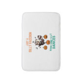 ラクーン踊りハロウィーンカボチャパーティー バスマット (正面縦)