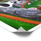 ラクーン遊トランプのポーカー ポスター (角)