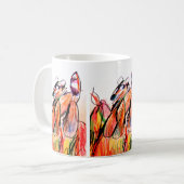 ラクーン遊秋 コーヒーマグカップ (正面左)