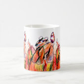 ラクーン遊秋 コーヒーマグカップ (中央)