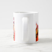 ラクーン遊秋 ジャンボコーヒーマグカップ (裏面)