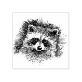 ラクーン顔新規装着ゴムスタンプ ラバースタンプ (インプリント)