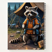 ラクーン・キャンプ・アドベンチャー ノートブック (裏面)