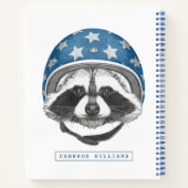 ラクーン・デアデビル |名前の追加 ノートブック (裏面)