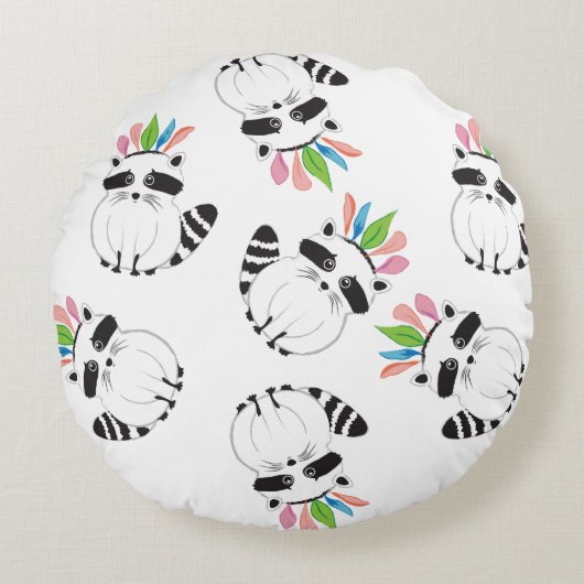 ラクーン ラウンドクッション (正面)