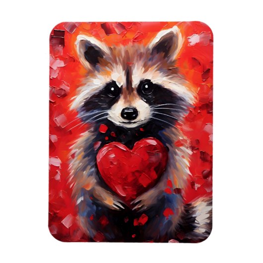 ラクーン・ヴァレンティネスの日 マグネット (縦)