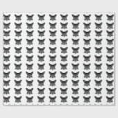 ラクーン – 光沢ラッピング紙、30" x 15' ラッピングペーパー (フラット)