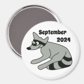 ラクーン、2024年9月 マグネット (正面/裏面)