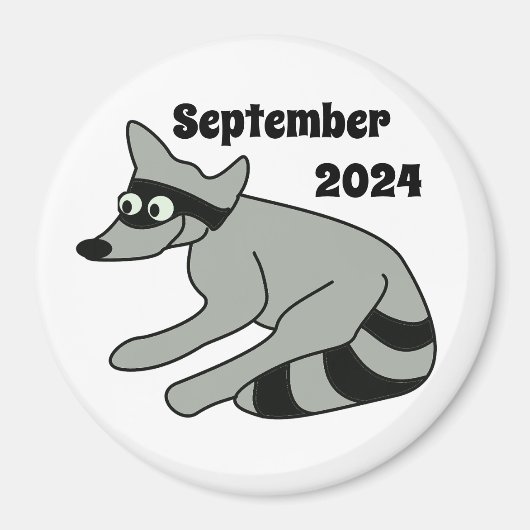 ラクーン、2024年9月 マグネット (正面)
