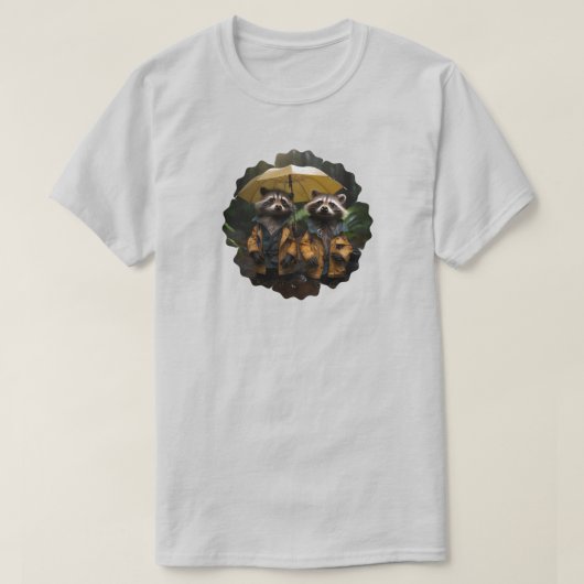 ラクーンTシャツ Tシャツ (デザイン正面)