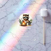 ラク素朴ーン「One Happy Camper」 1回目の誕生日 アクリル招待状