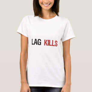 ラグがゲーマーを殺す Tシャツ