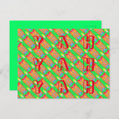 ラグとラグの抽象的な純粋な芸術が最高潮に ポストカード (正面/裏面)