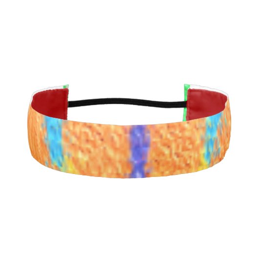 ラグとラッグ抽象芸術ピュア・アート最高 アスレチックヘッドバンド (正面)