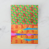 ラグとラッグ抽象芸術ピュア・アート最高 カード (内部)