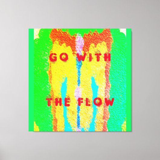 ラグとラッグ抽象芸術ピュア・アート最高 キャンバスプリント (正面)