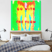 ラグとラッグ抽象芸術ピュア・アート最高 キャンバスプリント (インサイチュ (寝室))