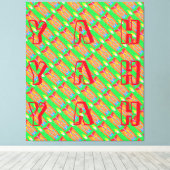 ラグとラッグ抽象芸術ピュア・アート最高 キャンバスプリント (インサイチュ (ウッドフロア))