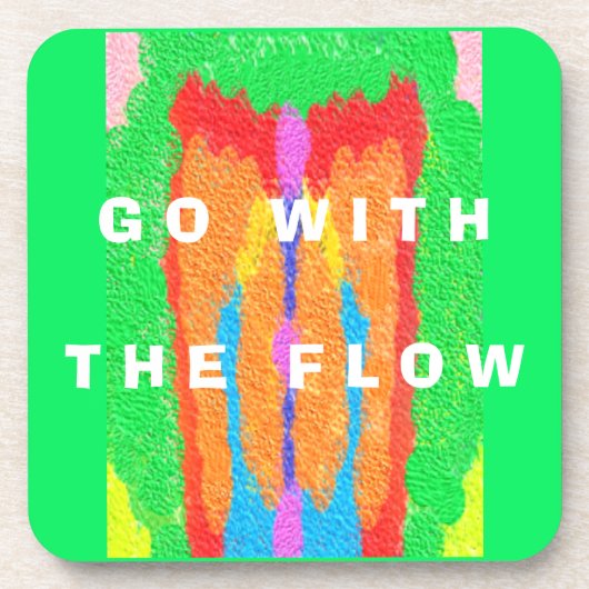 ラグとラッグ抽象芸術ピュア・アート最高 コースター (正面)