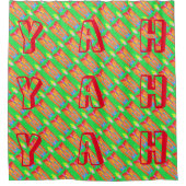 ラグとラッグ抽象芸術ピュア・アート最高 シャワーカーテン (正面)