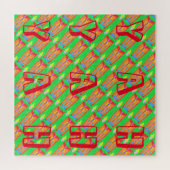 ラグとラッグ抽象芸術ピュア・アート最高 ジグソーパズル (横)