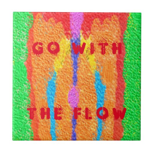 ラグとラッグ抽象芸術ピュア・アート最高 タイル (正面)