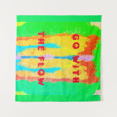 ラグとラッグ抽象芸術ピュア・アート最高 タペストリー (正面(横))