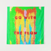 ラグとラッグ抽象芸術ピュア・アート最高 タペストリー (正面)