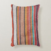 ラグの豊かさ：メキシコのペルー質感 アクセントクッション (正面(垂直))
