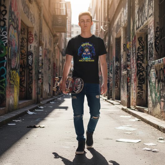 ラグは我らの宿敵 おもしろゲーマー Tシャツ