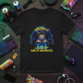 ラグは我らの宿敵 おもしろゲーマー Tシャツ