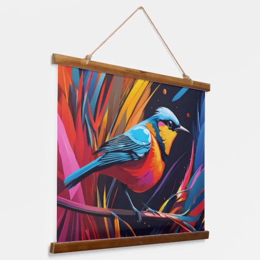 ラグジャナバードウォールタペストリー 吊り下げ型タペストリー (傾斜あり)