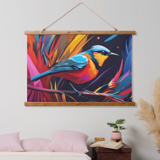 ラグジャナバードウォールタペストリー 吊り下げ型タペストリー (寝室)