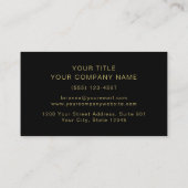 ラグジュアインクウォッシュジュエリートーンマーブルパターン 名刺 (裏面)