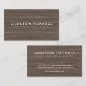 ラグジュアウモダンド材の背景 名刺 (正面/裏面)