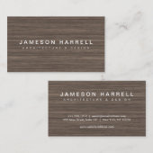 ラグジュアウモダンド材の背景 名刺 (正面/裏面)