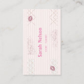 ラグジュアエレガントリーピンクスイート名刺 名刺 (正面)