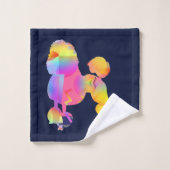 ラグジュアスプードルドッグ バスタオルセット (ウォッシュタオル)