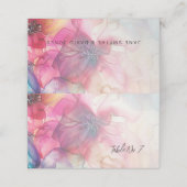 ラグジュアドラマティックピンクプルプルプル豪華座席表 プレイスカード (外部開封)