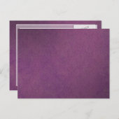 ラグジュアリエレガントーパープルヴィンテージダグランジマスク ポストカード (正面/裏面)