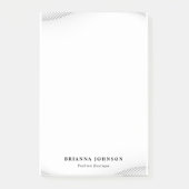 ラグジュアリエレガントーブティックホワイト金ゴールド ポストイット (正面)