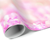 ラグジュアリーきらめくピンクグリッタードリーム ラッピングペーパー (ロールコーナー)