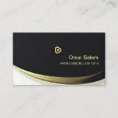 「ラグジュアリーとラグジュアリーを組み合わせた高級ビジネスカーモダンド 名刺 (正面)