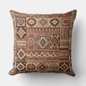 ラグジュアリーなアマジグ枕伝統的- Berber Art クッション (正面)