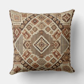 ラグジュアリーなアマジグ枕伝統的- Berber Art クッション (裏面)