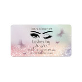 ラグジュアリーなキラキラのウィンクのラッシュエクステンションのラッシュクリーナー ラベル (正面)