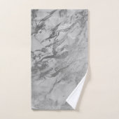 ラグジュアリーなグレーシルバーハンプトンタオルセット バスタオルセット (ハンドタオル)