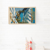 ラグジュアリーなスキー・バチェロレッテパーティー ヴィンテージ レイクタホ マウンテン 横断幕 (インサイチュ)