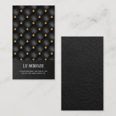 ラグジュアリーなタフテッドテクスチャ 名刺 (正面/裏面)